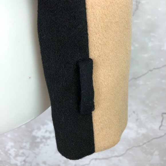 Laveer Colorblock Herringbone Wool Blend Jacket Size 2 - Picture 3 of 13